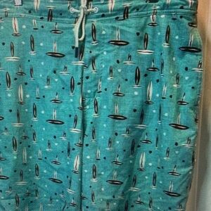 Kids Swim Shorts with Sailboat Print